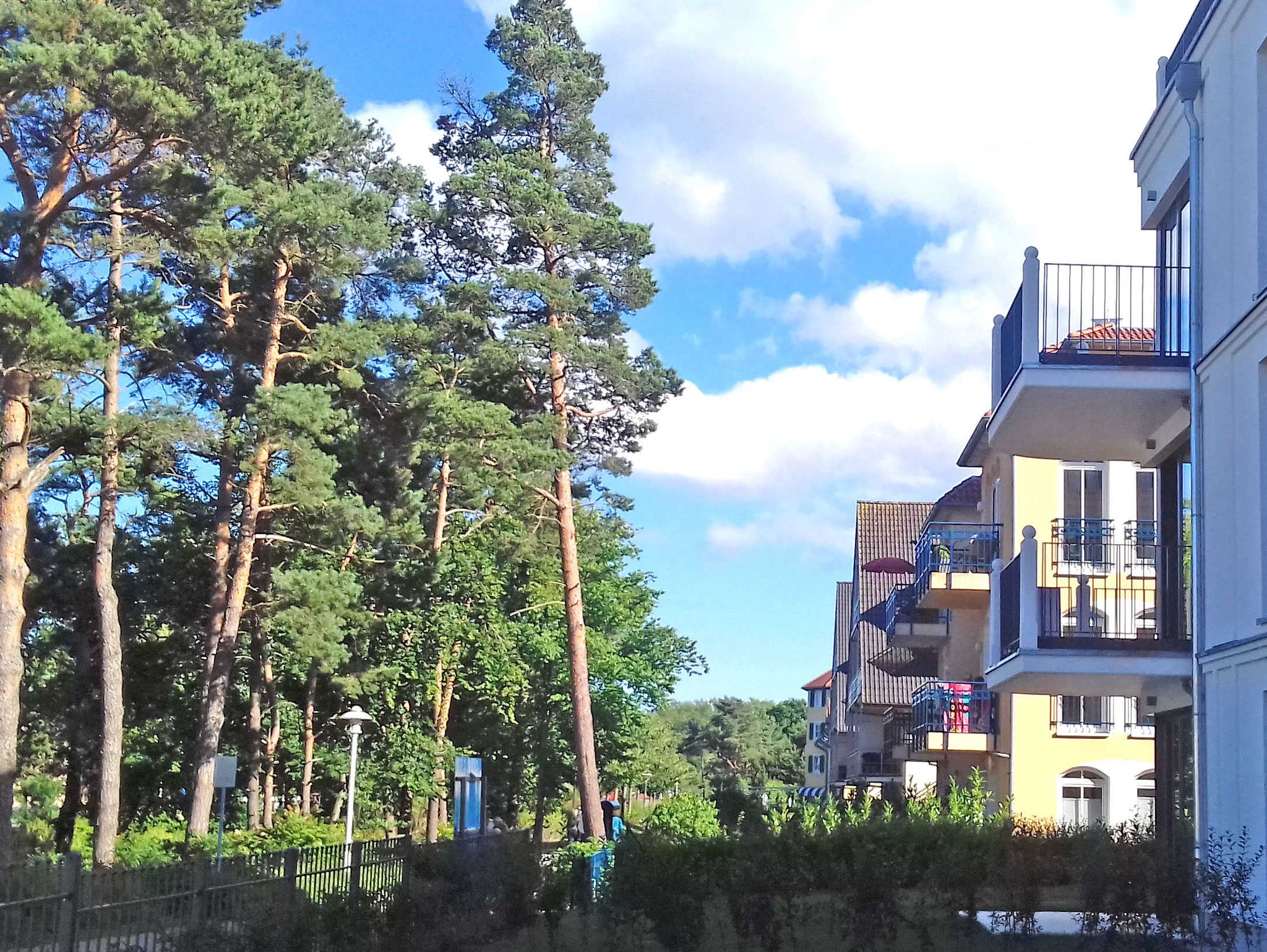 Haus in dem sich die Ferienwohnung befindet