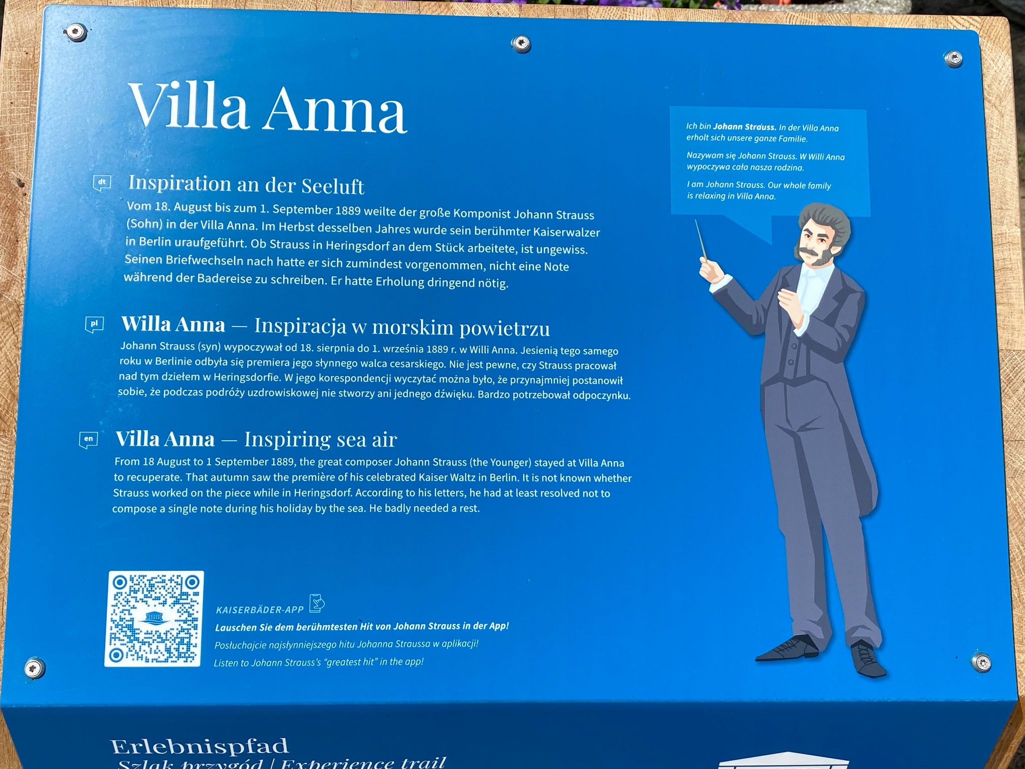 Villa Anna Teil des Erlebnispfades der Kaiserbaeder