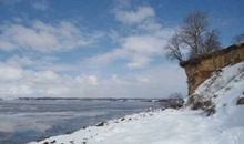 kleiner Badestrand am Bodden