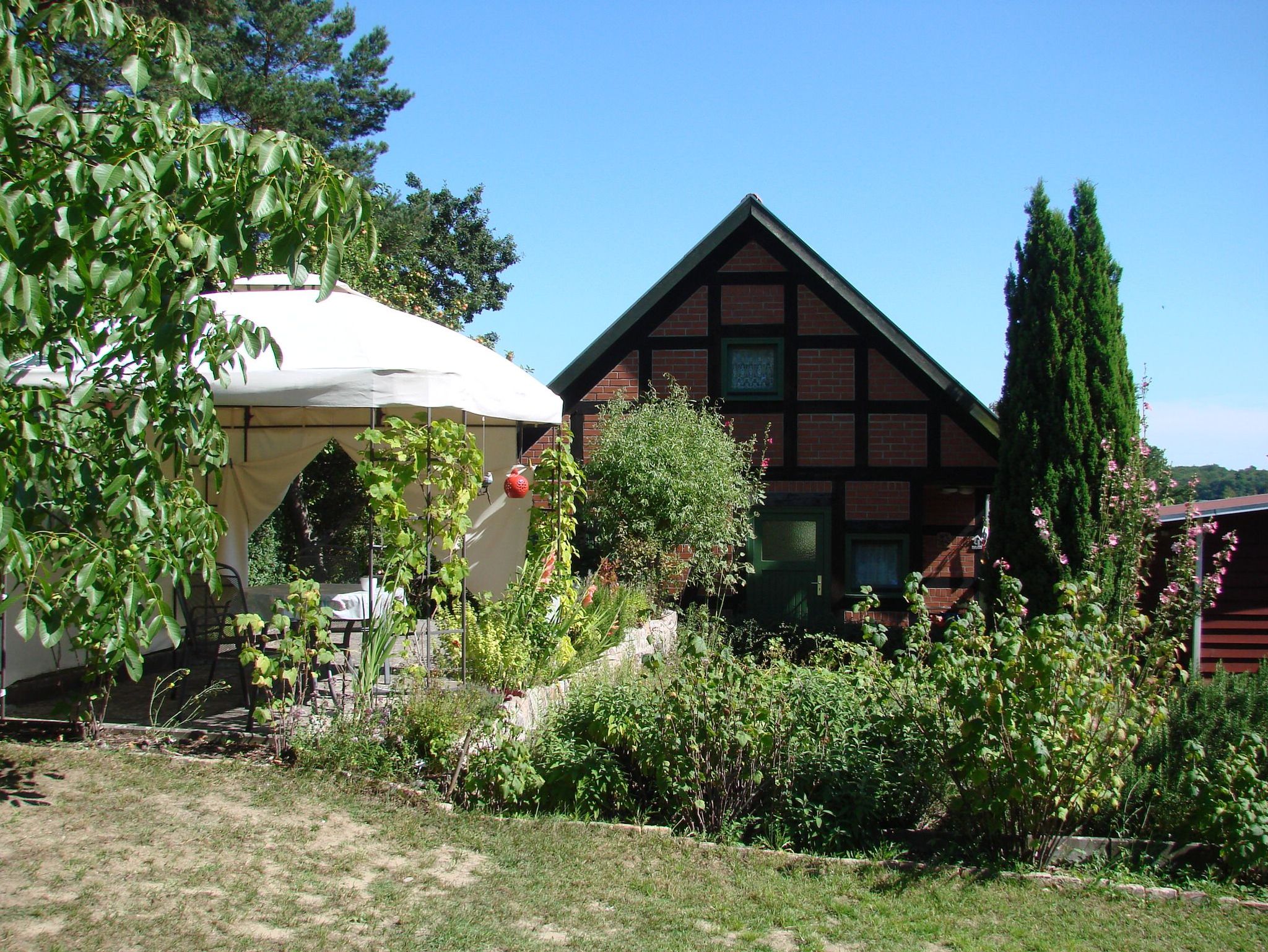 Terrasse Ferienwohnungen im Haus am Deich