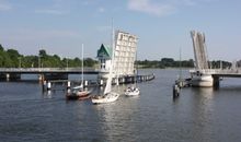 Klappbrücke über die Schlei in Kappeln