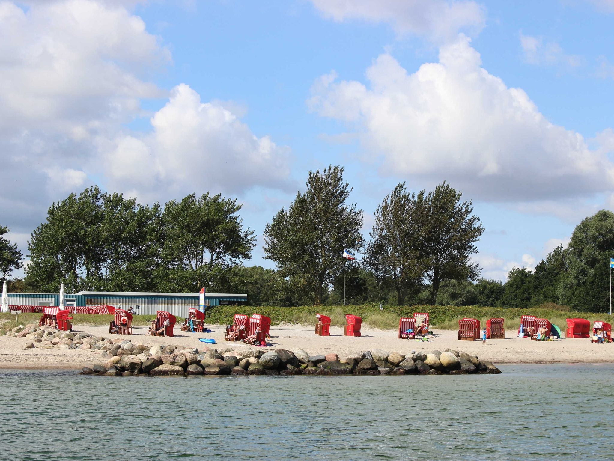 Küchenbereich in der FeWo-AH4, Am Hafen im Ostseebad Karlshagen