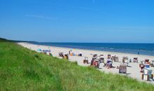 Strand Trassenheide, nur 300 m zum flachen, breiten Sandstrand der Ostsee