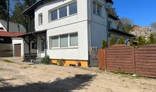 Blick auf den Ostseestrand beim Strandhaus