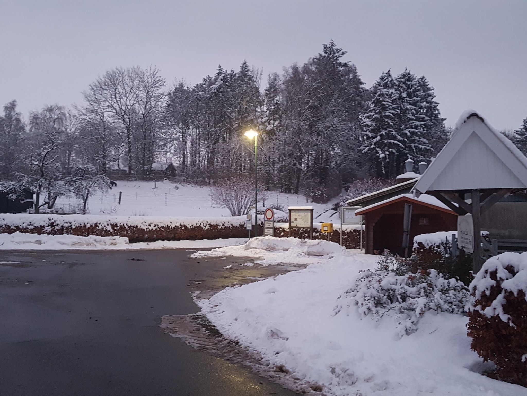 Blick in Richtung Naturschutzgebiet