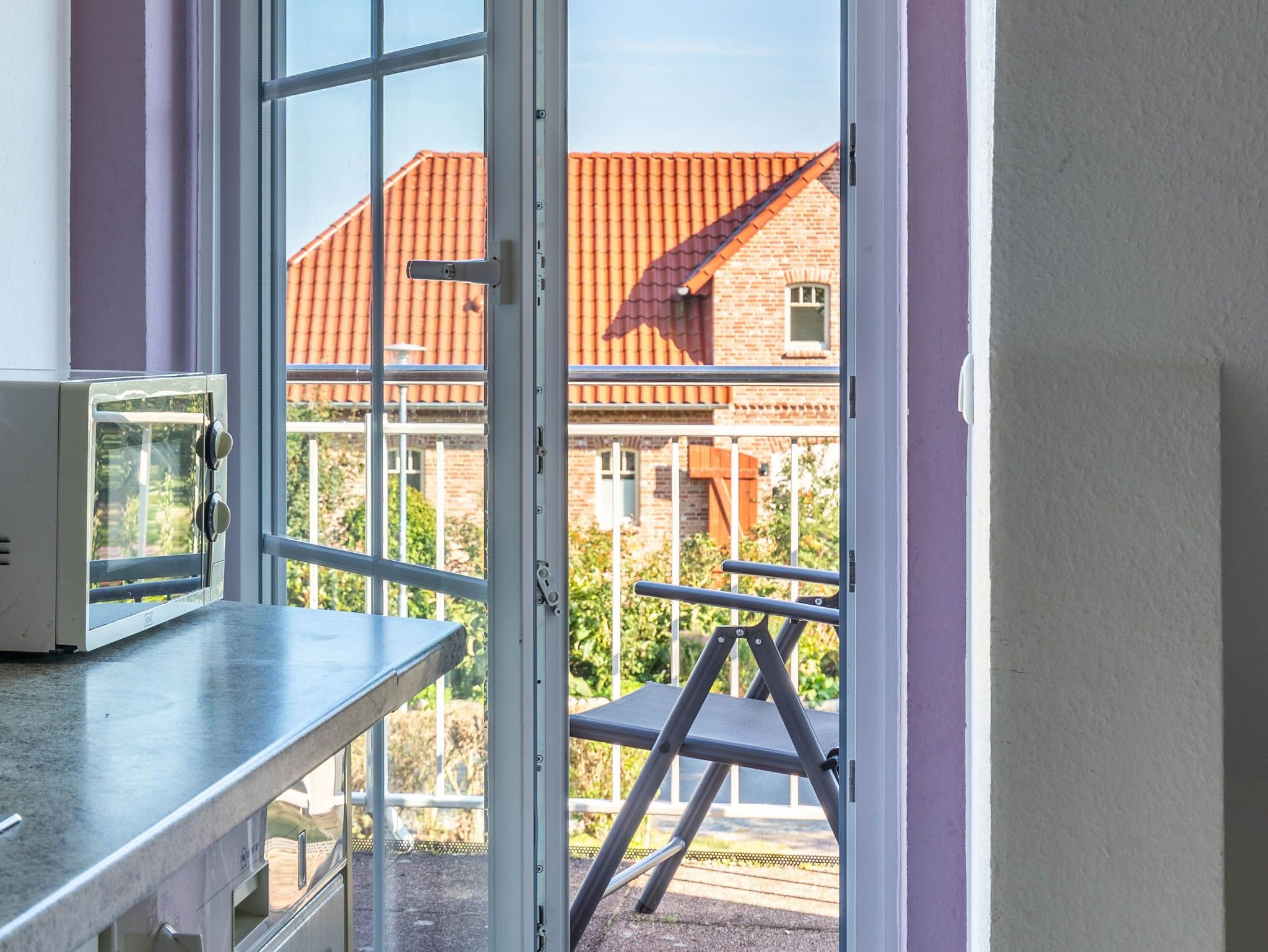 kleiner Spielplatz auf dem Grundstück