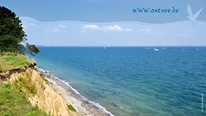 Hintergrundbild: Steilküste an der Ostsee