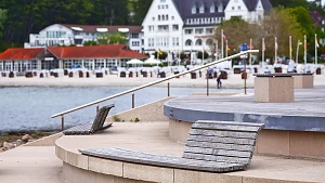 Ausblick auf den Strand - immer kostenlos