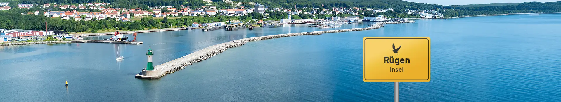 Sassnitz Insel Rügen – Stadthafen und Mole