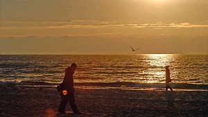 Strandspaziergänge