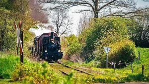 Angelner Dampfeisenbahn unterwegs